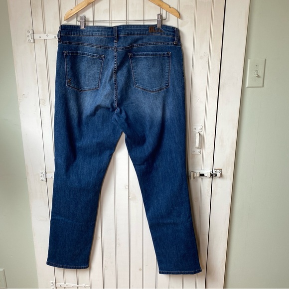Kut From The Kloth Carrie Boyfriend Mid Rise Denim Blue Jeans Sz 16 - Picture 5 of 11